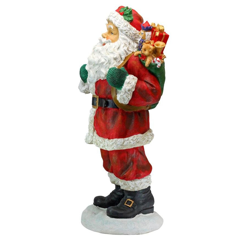 Load image into Gallery viewer, A Visit from Santa Claus Statue - BackyardBliss
