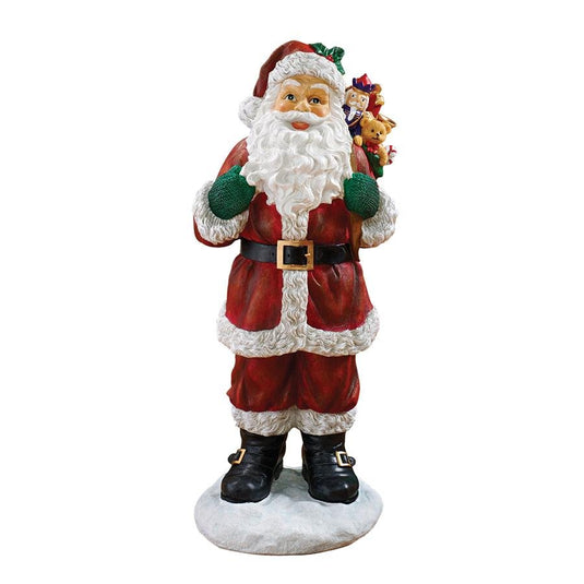 A Visit from Santa Claus Statue - BackyardBliss