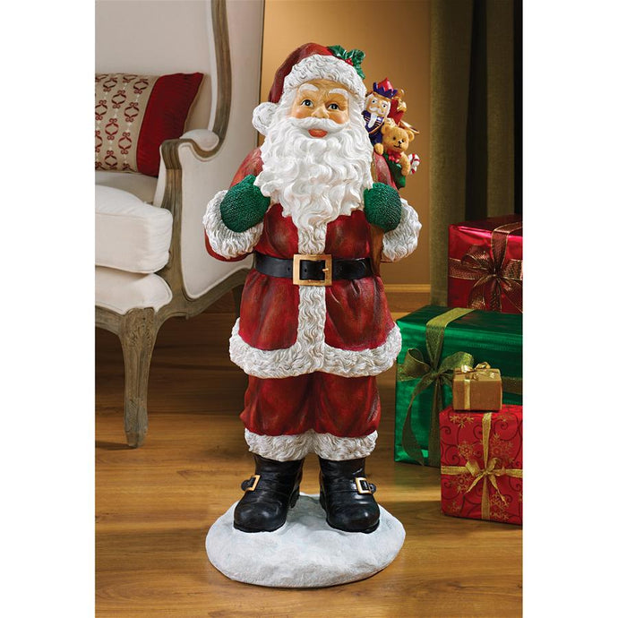 A Visit from Santa Claus Statue - BackyardBliss