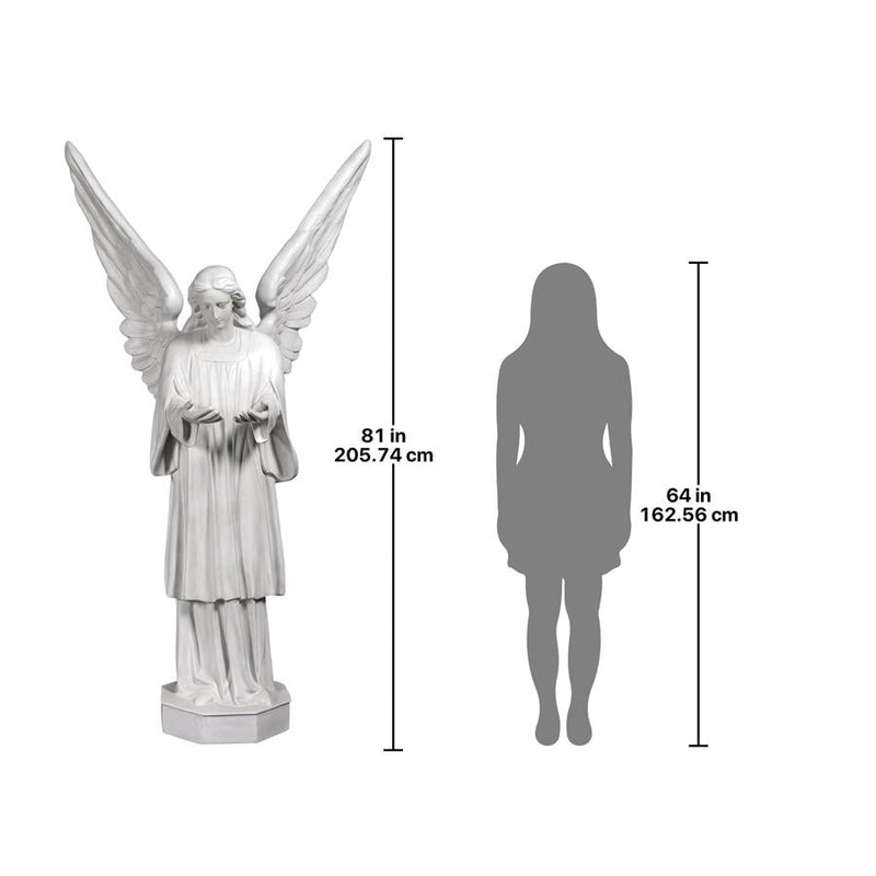 Load image into Gallery viewer, Large angel statuary for praying.
