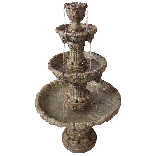 stone garden water fountain