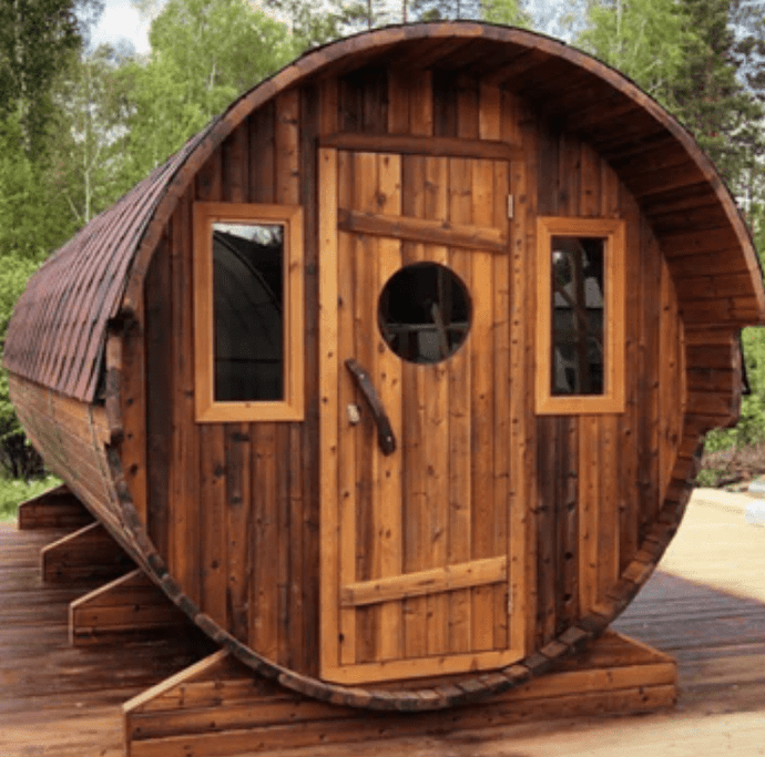 Outdoor Wet Steam Sauna - BackyardBliss